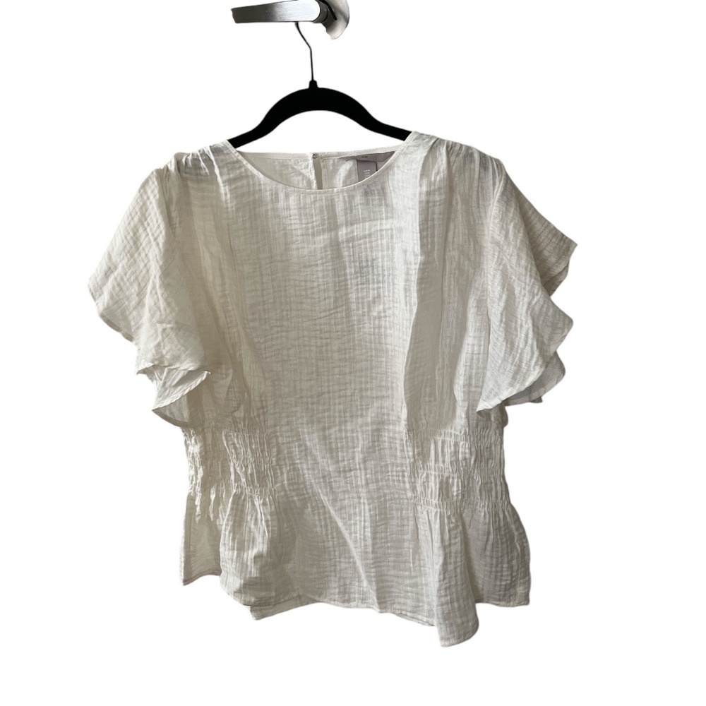 H&M Textured-Weave Blouse - Picture 2 of 5